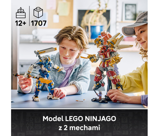 LEGO NINJAGO 71870 Bliźniacze tytanowe mechy - 1529849 - zdjęcie 4